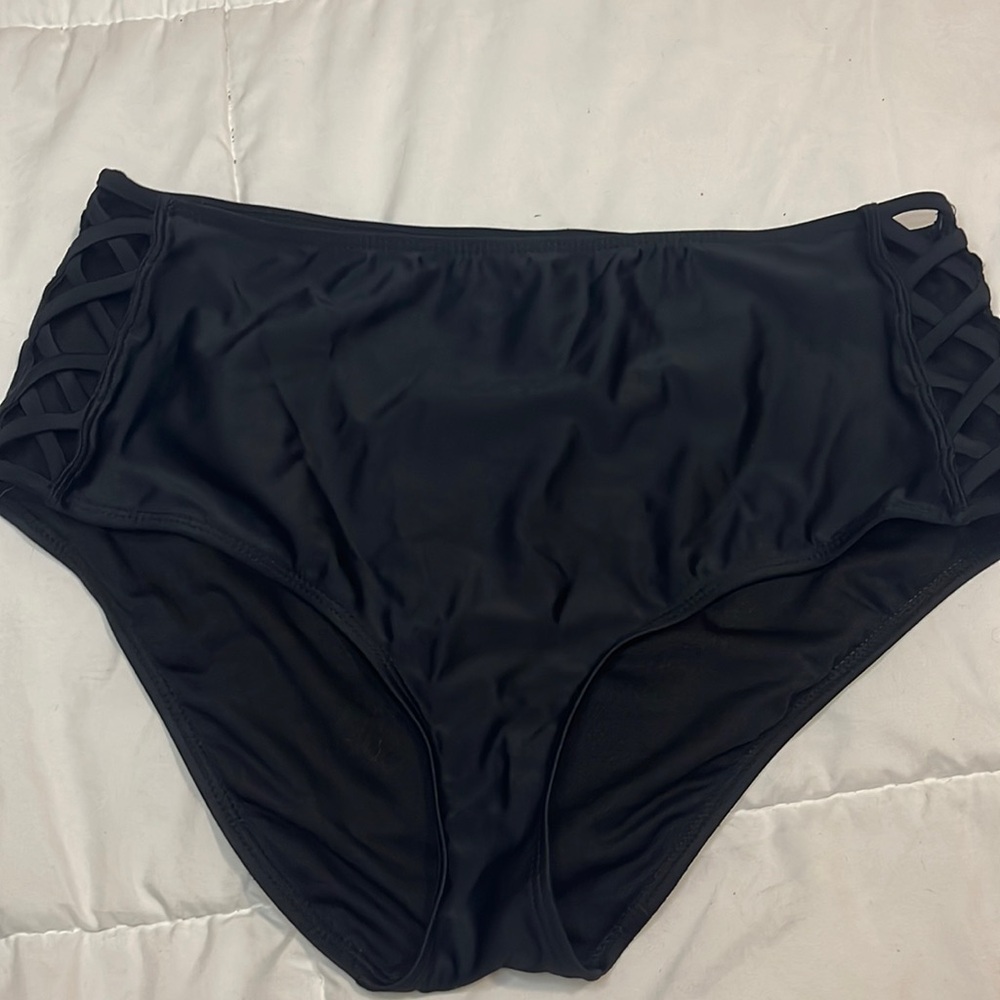 Black bathing suit bottom